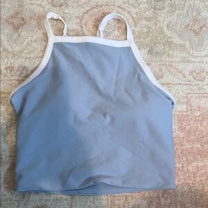 YPB Blue and White Tank Top